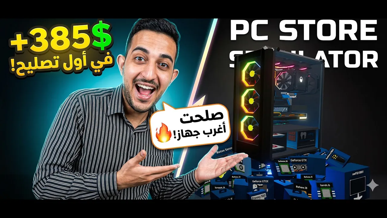 فتحت محل كمبيوترات والوضع حريقة! 🔥 | PC Store Simulator