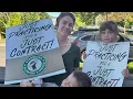 Starbucks workers in Hillsboro strike for new contract