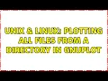 Unix Linux Plotting all files from a directory in gnuplot 2 Solutions