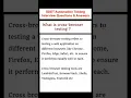 SOFTWARE TESTING What is cross browser testing SDET Automation Testing Interview Question