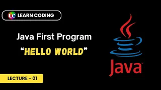 First Java Program Java Hello World program How to Compile Run Java Program