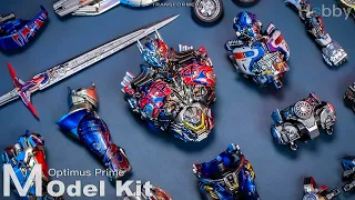 Transformers Optimus Prime & Mirage Model Kit Satisfying ASMR Speed Build