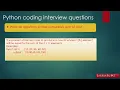 Cumulative Sum Of A List In Python Python Coding Interview Question
