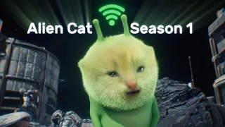 The alien cat has arrived