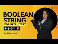 How to do a Boolean Search in HR - Complete Tutorial