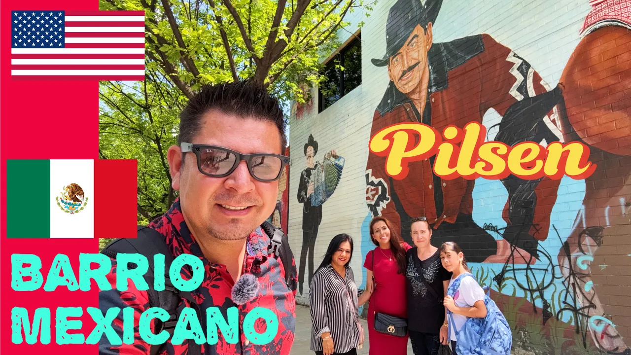 ASÍ ES El Primer BARRIO MEXICANO 🇲🇽 En CHICAGO, Illinois 🇺🇸 “PILSEN”