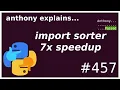 how I made my import sorter 7x faster intermediate anthony explains