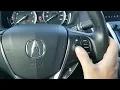 How to reset maintenance required light oil life reset on a 2015-2020 Acura TLX
