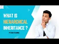What is Hierarchical Inheritance Python OOP Guide for Beginners Python Training