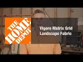 How to Use Matrix Grid Landscape Fabric The Home Depot