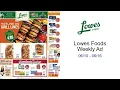 Lowes Foods Weekly Ad -