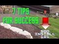 HOW TO LAY SOD PROPERLY Sod Laying FROM start to FINISH