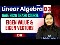 Linear Algebra 03 Eigen Value Eigen Vectors DA GATE Crash Course
