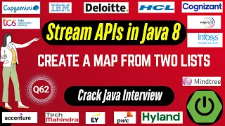 Java 8 Stream API Interview Questions Create a Map from Two Lists using Java 8 Stream API