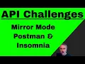 API Challenges Mirror Mode overview
