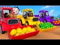 Roda Di Bus - Bus Song - Panen Buah Di Ladang | Lagu Lucu - Lagu Anak-anak - Rizky Bahasa Indonesia