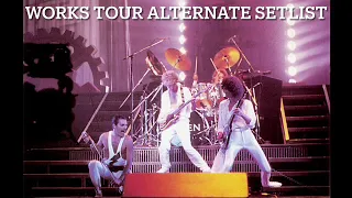 Queen - The Works Tour Alternate Setlist