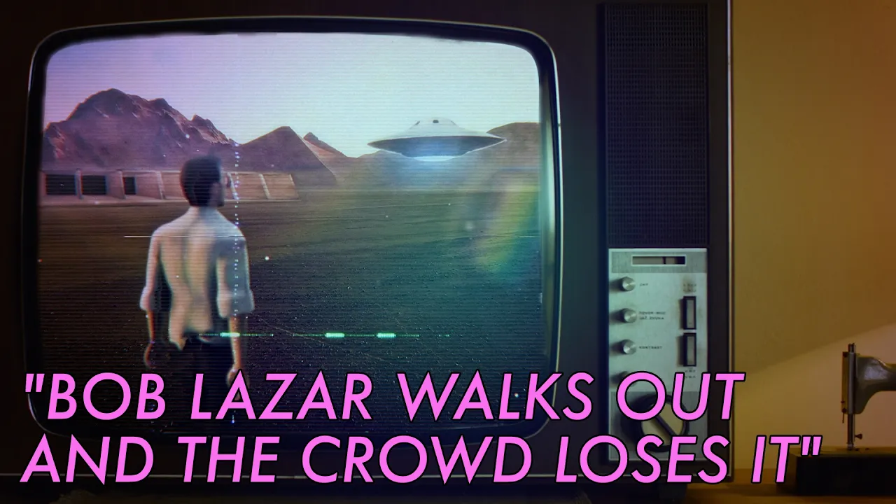 BOB LAZAR WALKS OUT ON STAGE - AND THE CROWD LOSES IT!