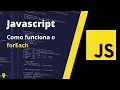 Como Funciona o ForEach no Javascript