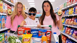 1 VUOTIAS PÄÄTTÄÄ MITÄ SYÖDÄÄN PÄIVÄN AJAN 😳🛒