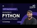 GATE Data Science AI Crash Course Introduction to Python and Functional Problem GeeksforGeeks