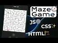 Create Your Own Maze Escape Game HTML CSS JavaScript Tutorial