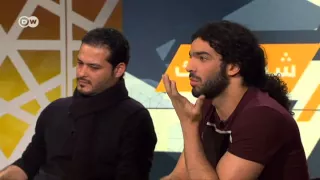 في شباب توك فنان الثورة رامي عصام بالنسبة لي السيسي قاتل 