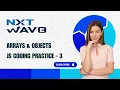Arrays and Objects JS Coding Practice 3