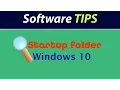 Find the Startup folder in Windows 10