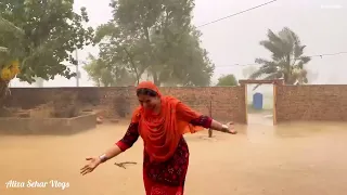 punjabi kudi ka bhaari baarish mei desi dance aliza sehar vlogs