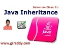 Selenium 21 Java Inheritance