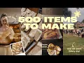 Preparing 500 Items for My Porch Bakery A Week at the Bakery