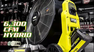 RYOBI 40V HP 20 Hybrid Fan Review - 6 300 CFM RY40HF01