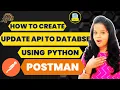Create UPDATE API to Database Using Python Build an API with Database Using Python