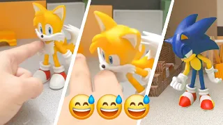 My Tails Figure Animations doing fox things - Sonic animation memes satire compilation 