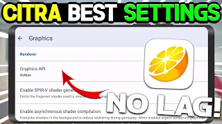 Citra Emulator Best Settings For Android No Lag Smoothly Gameplay Settings For Citra Emulator