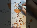 Coloring asmr satisfying diy giraffe