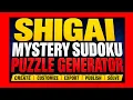 How to solve Murdoku - Shigai Mystery Sudoku Puzzle Tool Software Features