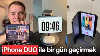 iPhone DUO ile bir gün VLOG | Batarya ve ekran süresi nasıl?