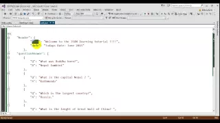 Read and manipulate JSON file using XMLHttp request