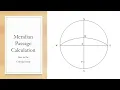 How to calculate the ship s latitude using the Meridian Passage method Stars as a celestial body