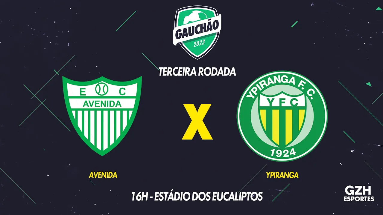 AO VIVO (com imagens): Avenida x Ypiranga - Gauchão | 29/01/2023