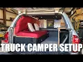 Truck Camping Setup Tour Dodge Ram