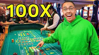 I Bet 20 000 on a 100x Craps Table