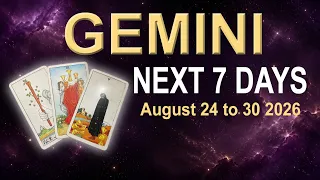 GEMINI Weekly Tarot Reading "DON'T LET THIS PASS YOU BY!' August 24 to 30  2026 ✨ Intuitive Tarot