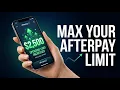 How to Increase Afterpay Spending Limit Afterpay Limit Increase Hacks Raise Afterpay Max Spend