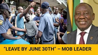 leave by june 30th south african xenophobic leader threatens immigrants viral video