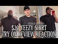 Kanye West Yeezy Shirt Fit Try on Review Reaction Worth 20 bucks