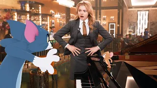 بنت بتشتغل فى فندق بتستعين بتوم وجيرى علشان ينظموا فرح معاها لكنهم بيبوظوه ملخص فيلم Tom Jerry 