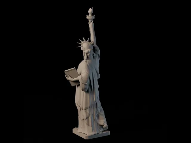 Historic Statue of Liberty Monument | 200mm Display Scale video thumbnail